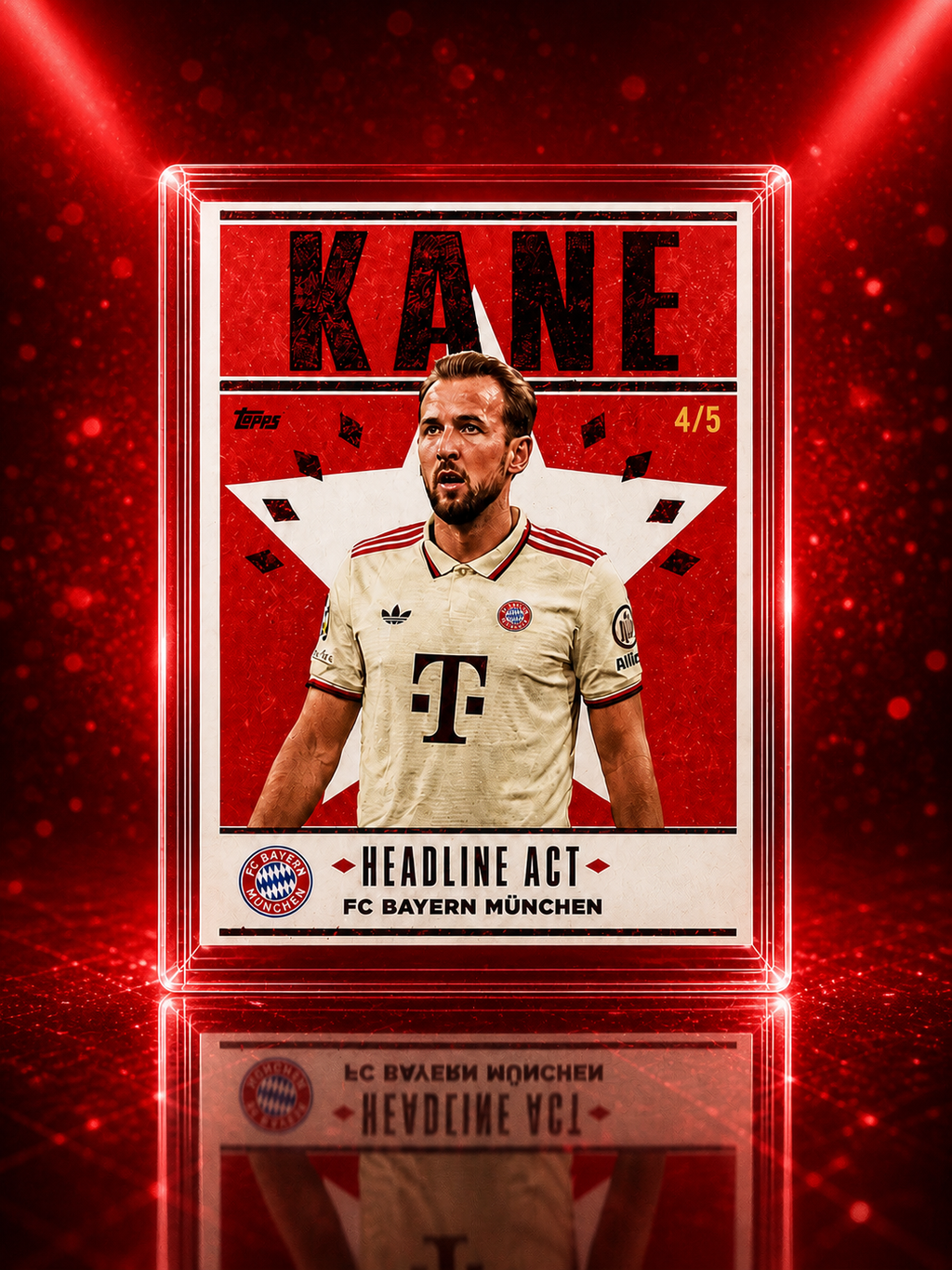 🔥 Harry Kane – 4/5 (Topps Total Football) 🇬🇧