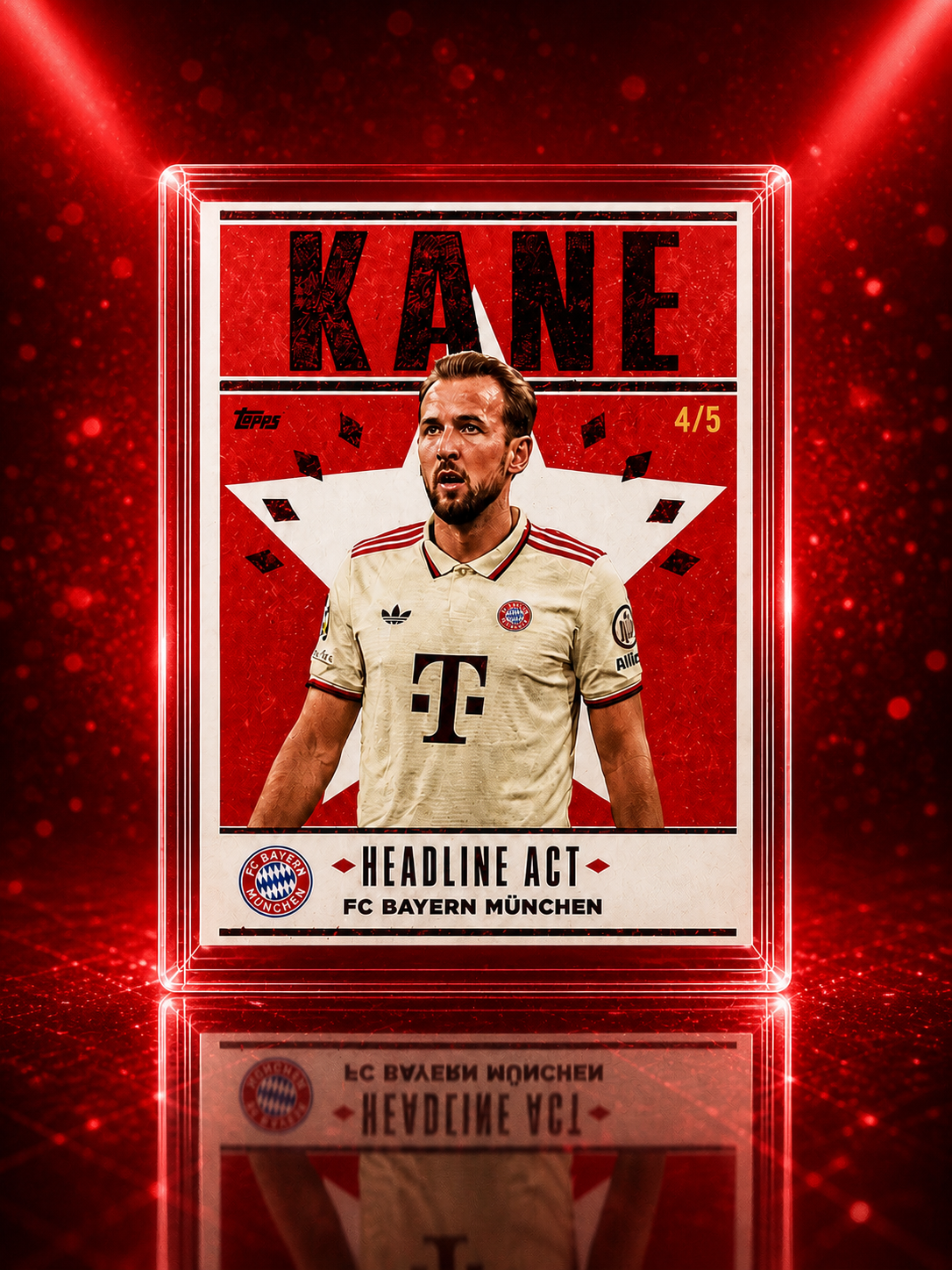 🔥 Harry Kane – 4/5 (Topps Total Football) 🇬🇧