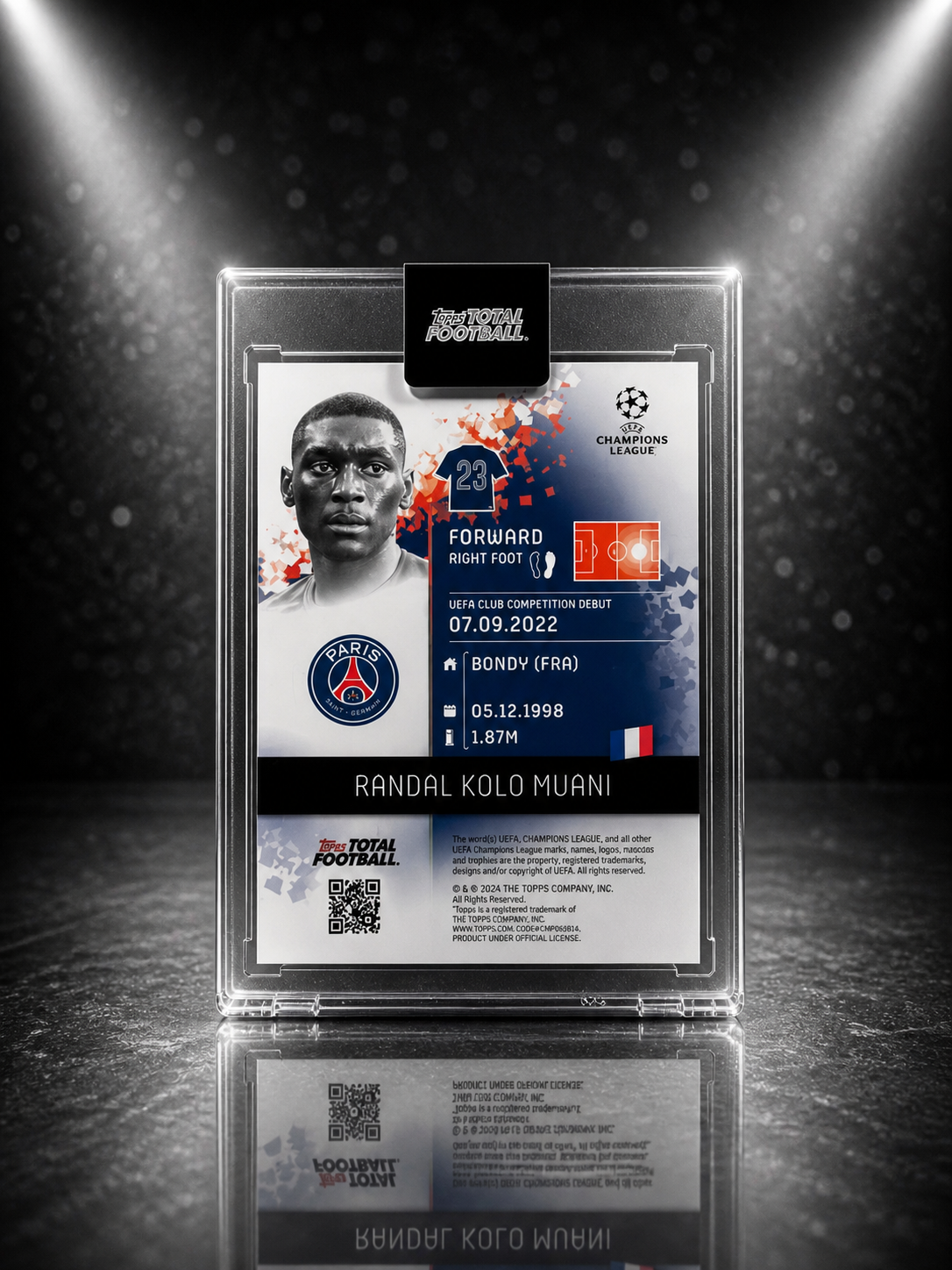 🌑 Randal Kolo Muani – 03/10 (Topps Total Football) 🇫🇷