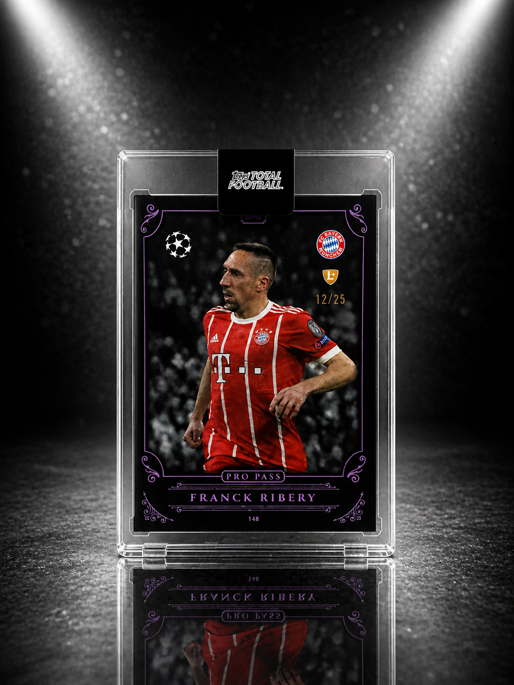 👑 Franck Ribéry – 12/25 (Topps Total Football) 🇫🇷