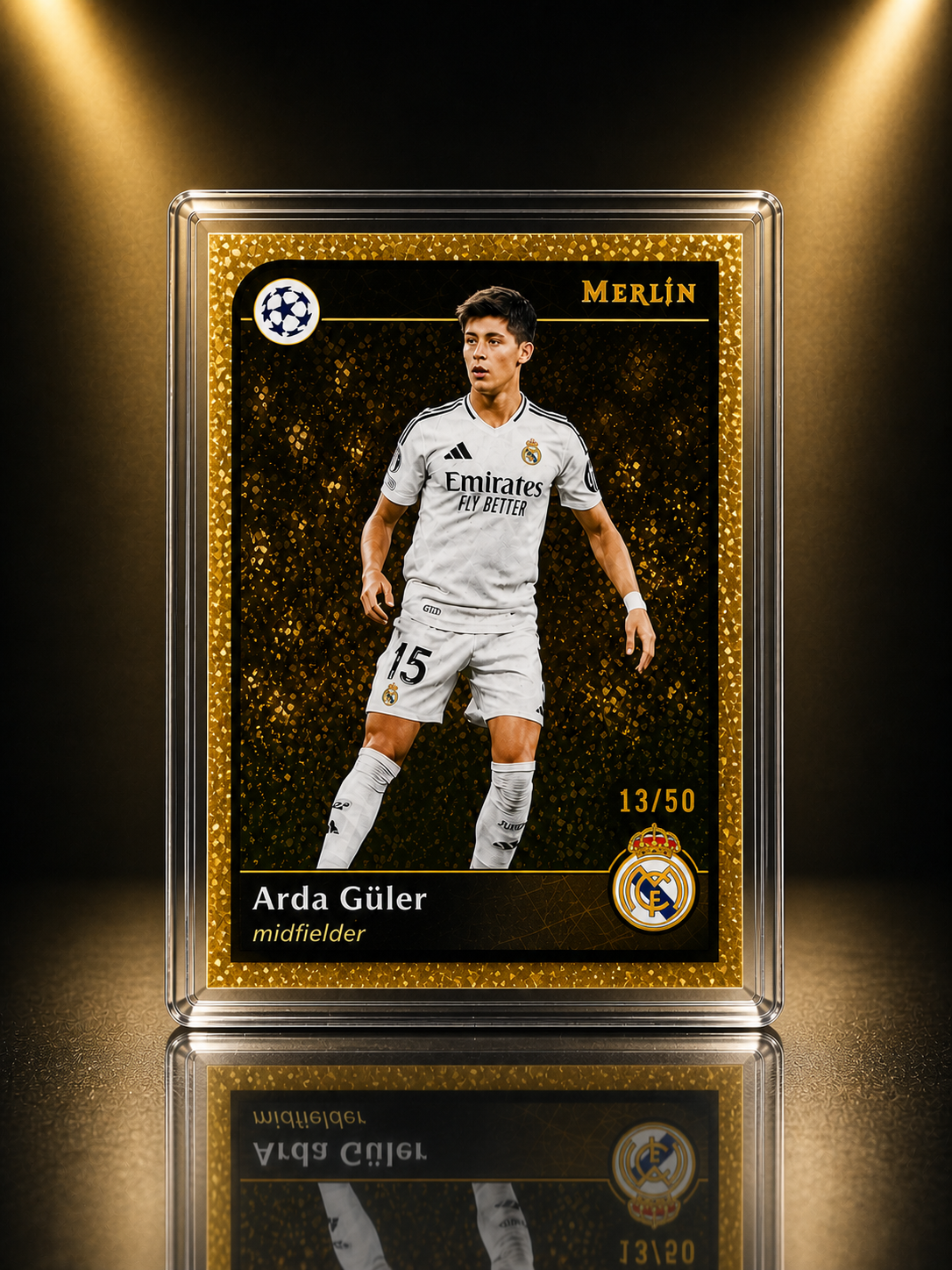 💎 Arda Güler – 13/50 Gold (Topps Merlin) 🇹🇷